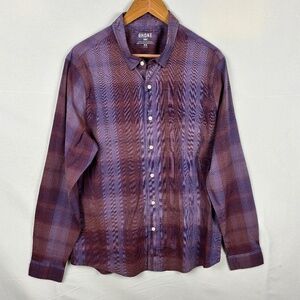 Rhone Men's Relaxed Fit Long sleeve Button Up Shirt Sz M Preppy Luxury Lyocell